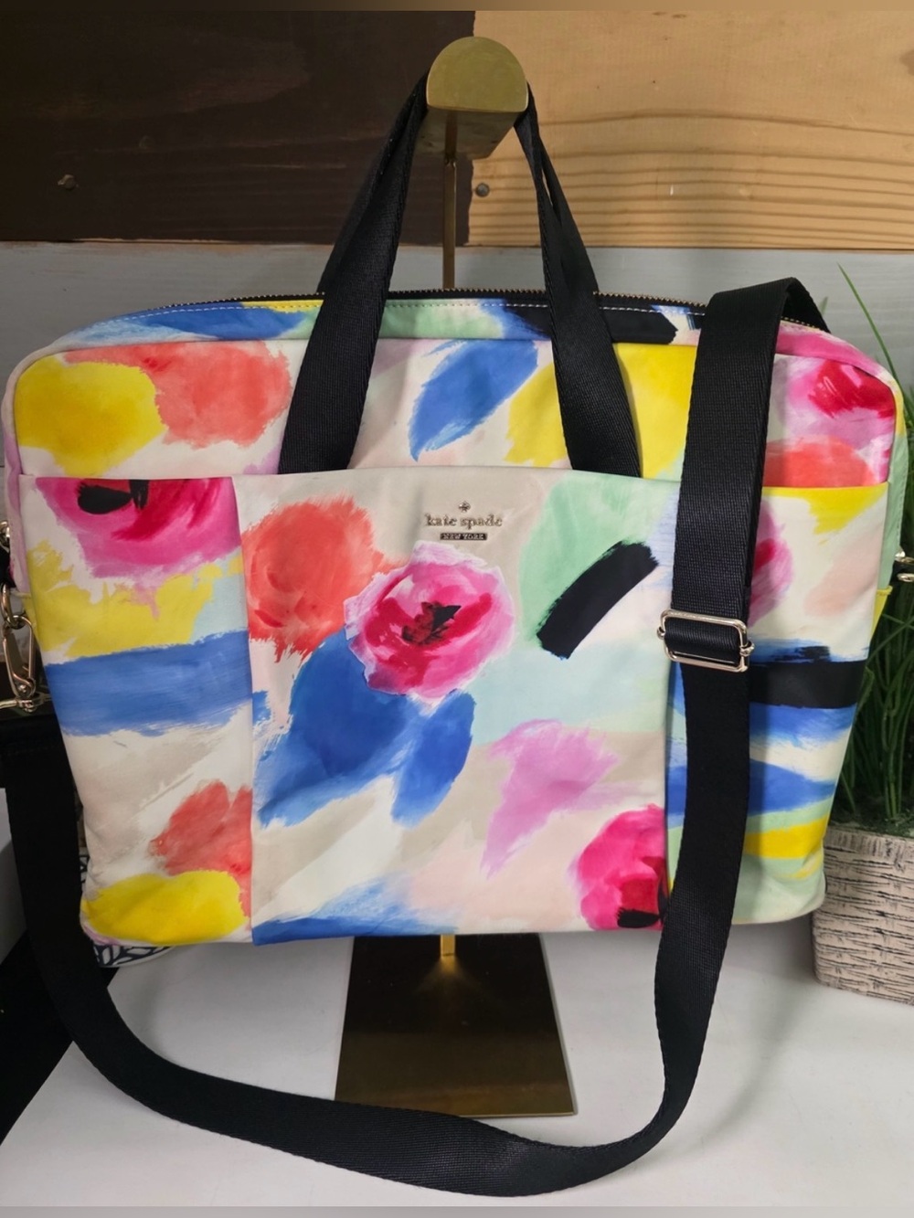 ✨Final Price✨ kate spade Multicolor Watercolor Laptop Bag